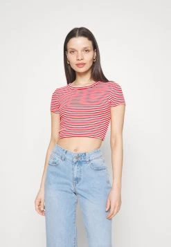 2 Pack - Basic T-Shirt - Red/White/Dark Blue -Even&Odd 01b957816fe5496c9f62a83d1156c15e