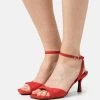 Even&Odd High Heeled Sandals - Red