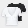 2 Pack - Basic T-Shirt - Black/White