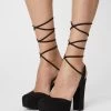 Even&Odd Platform Heels -Black