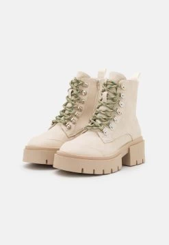 Even&Odd Winter Boot - Lace-Up Ankle Boots - Beige -Even&Odd 0a2bd576b233413bb5cf0139553c16f4