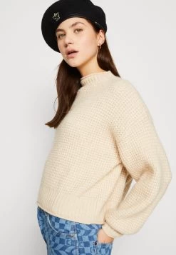 Even&Odd Moss Stitch Jumper - Jumper - Sand -Even&Odd 0b695f83509e45e09426a3904f3cc774