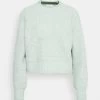 Even&Odd Moss Stitch Jumper - Jumper - Light Green