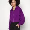Even&Odd Zip-Up Sweatshirt - Dark Purple