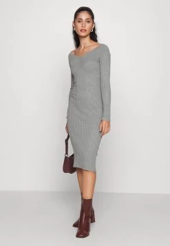 V Ausschnitt Ripp Mini Bodycon Strickkleid - Jumper Dress -Even&Odd 0f557903fc204b23a7c5d8139bc5281f