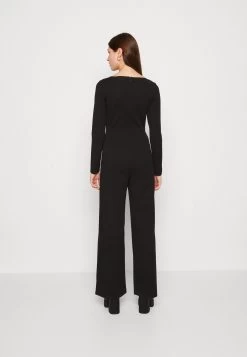 Even&Odd Wide Leg Long Sleeves Bodice - Jumpsuit - Black 8 Even&Odd Wide Leg Long Sleeves Bodice - Jumpsuit - Black -Even&Odd 140190e89ff341bc987966744030075d