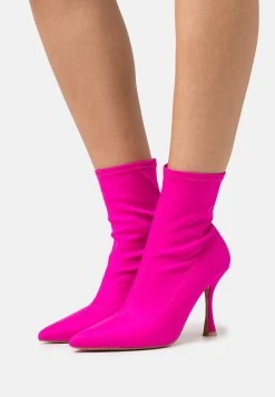 Even&Odd High Heeled Ankle Boots - Pink