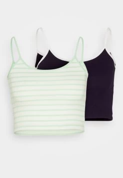 Even&Odd Multi Round Neck 2 Pack - Top - Blue/White -Even&Odd 16e95ba23cd4439794049f9555b18574