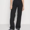 Relaxed Fit Jeans - Black Denim