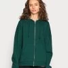Even&Odd Zip-Up Sweatshirt - Dark Green