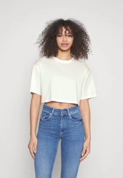 Ultra Crop Tee 2Pack - Basic T-Shirt - White/Orange -Even&Odd 1bdb7cfb453a4d81bbd4b912ce65cfca