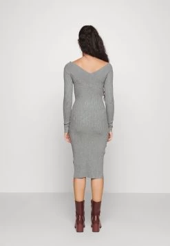 V Ausschnitt Ripp Mini Bodycon Strickkleid - Jumper Dress -Even&Odd 1bdf5e70821245f495571f1874c903de