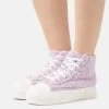 Even&Odd High-Top Trainers - Lilac