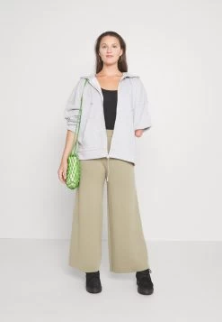 Even&Odd Zip-Up Sweatshirt - Mottled Grey -Even&Odd 23dfde5f6f3c4ddeb202ecf8a25a0aef