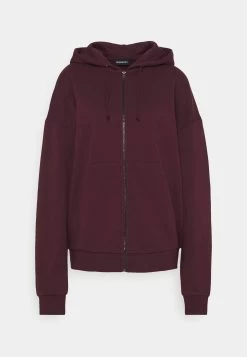 Even&Odd Zip-Up Sweatshirt - Bordeaux