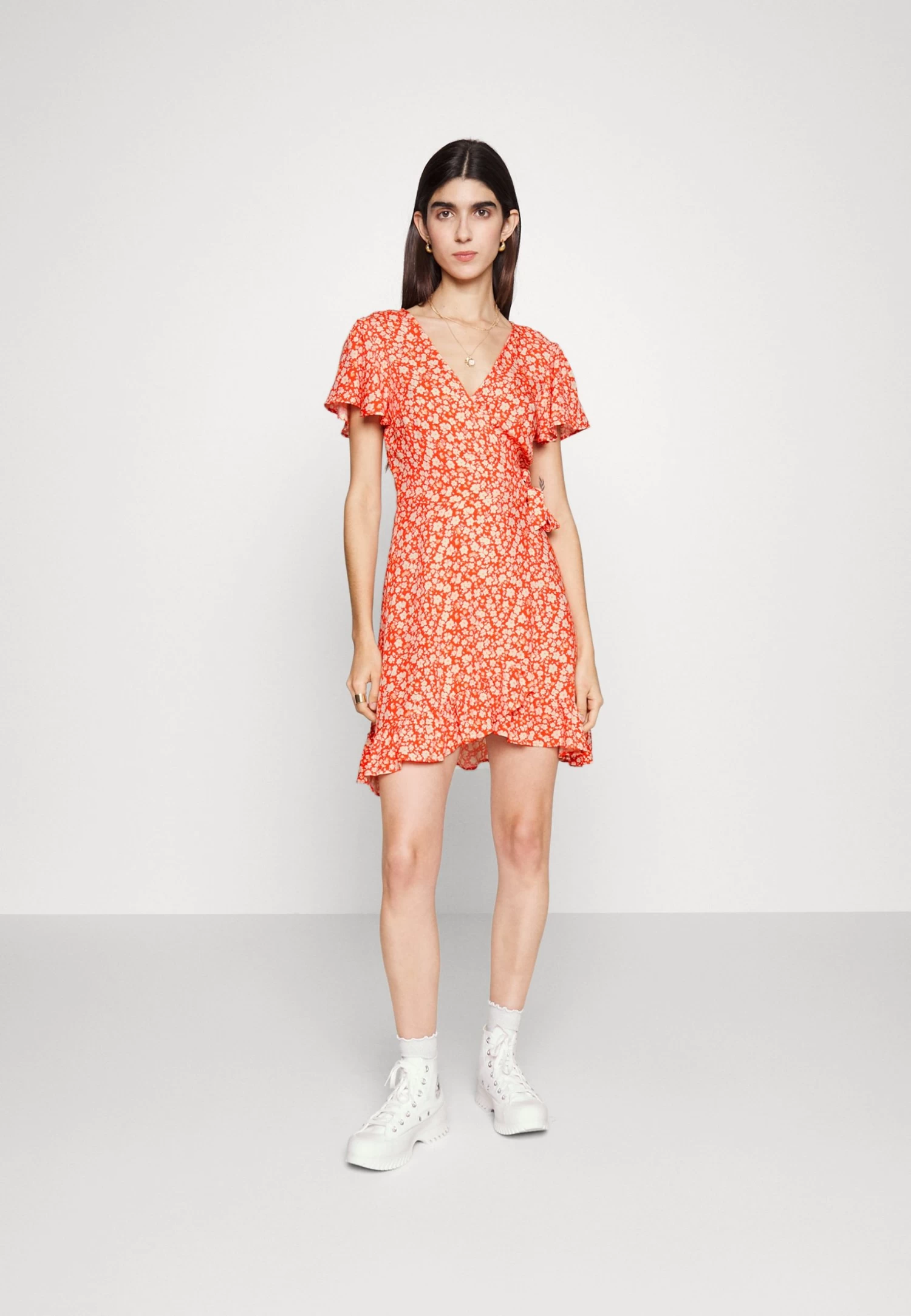 Even&Odd Day Dress - Red/White 5 Even&Odd Day Dress - Red/White - Image 5