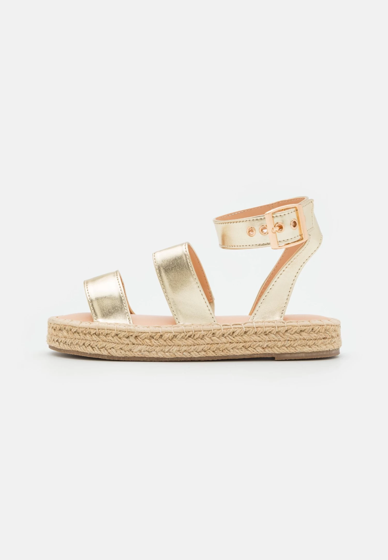 Platform Sandals - Gold 2 Platform Sandals - Gold - Image 2