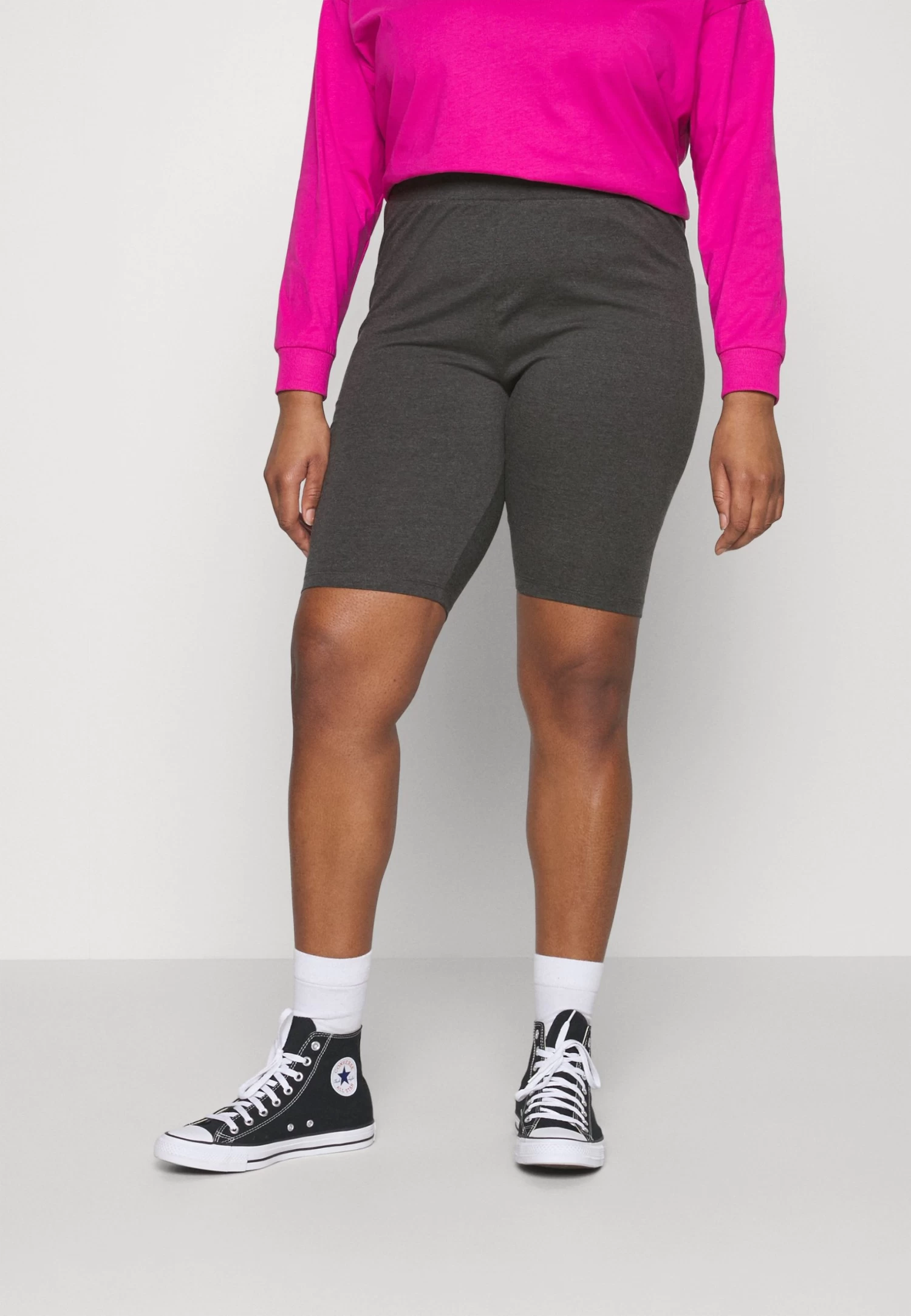 2 Pack- Shorts -Black/Mottled Dark Grey 2 2 Pack- Shorts -Black/Mottled Dark Grey - Image 2