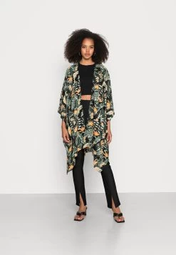 Even&Odd Summer Jacket - Black/Green/Yellow