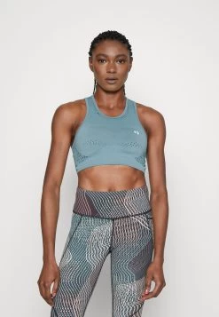 Medium Support Sports Bra - Blue-Grey