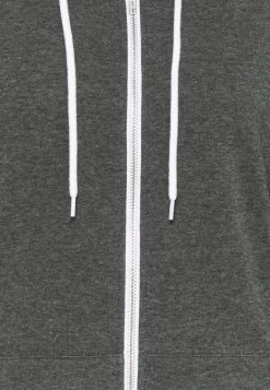 Zip-Up Sweatshirt - Dark Grey -Even&Odd 30a2f891e9d14da2abe9cc4215177efe