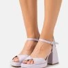 Platform Sandals - Lilac