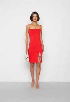 Even&Odd Strappy Mini Bodycon Dress- Jersey Dress - Red -Even&Odd 31a96a7772cf40ac881ad3b2ae8a77d8