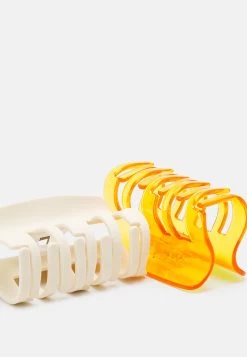 Even&Odd 2 Pack - Hair Styling Accessory - Orange -Even&Odd 367560e357d14ec28ec725bb56ef5eec