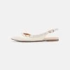Even&Odd Slingback Ballet Pumps - White