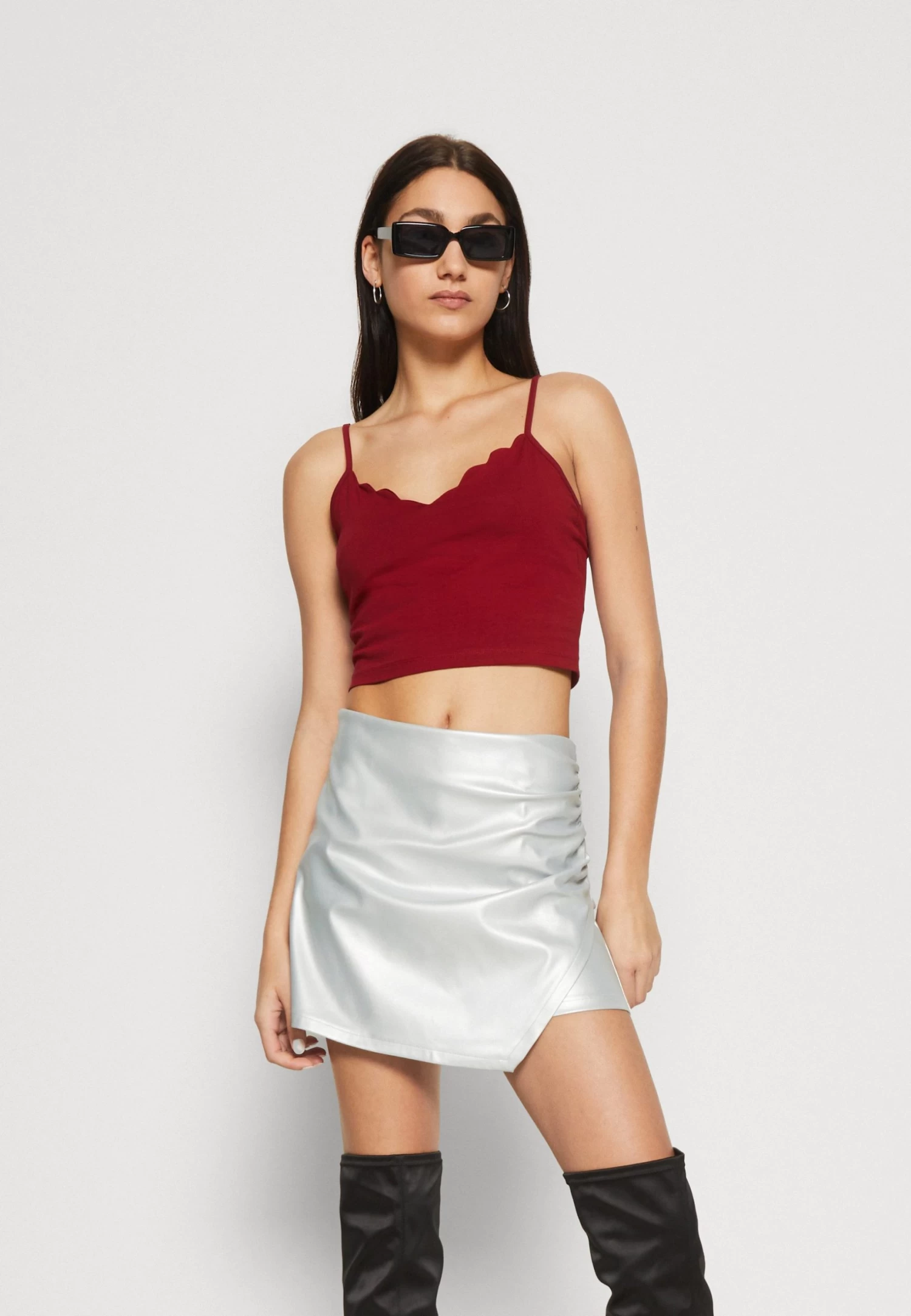 Even&Odd Shorts - Silver 4 Even&Odd Shorts - Silver - Image 4