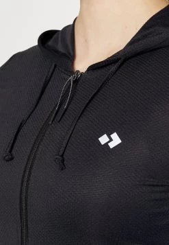 Breathable Zip-Up Hoodie - Zip-Up Sweatshirt - Black -Even&Odd 3b50d2fc14de46d0940e2e84c2d5d4e6