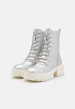 Even&Odd Platform Ankle Boots - Silver -Even&Odd 3ba2fd7bfc564ac99ad8380145d1378c