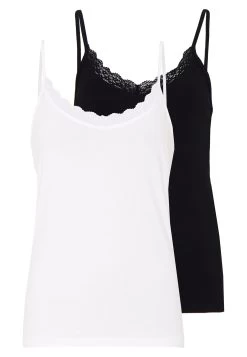 2 Pack - Top - White/Black