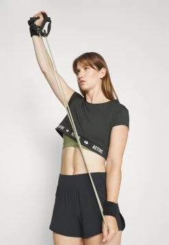 Print T-Shirt - Black -Even&Odd 3fed2eb94e0c4fe2946f781f56eface2