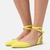 Even&Odd Slingback Ballet Pumps - Yellow