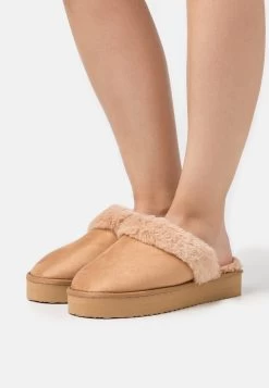 Even&Odd Platform - Slippers - Cognac