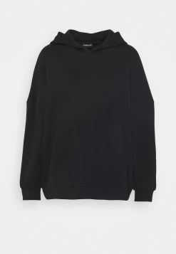 Even&Odd Hoodie Long Without Drawcord And Pocket - Hoodie - Black -Even&Odd 52198e5db4404c0f8de006564c1b3c01