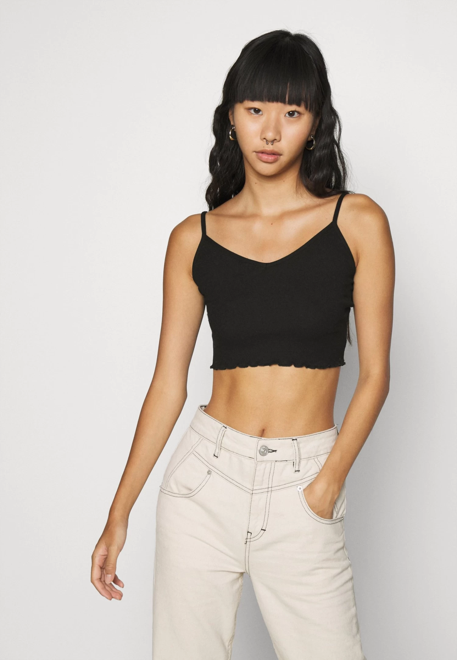 Even&Odd 2 Pack - Top - Black/Light Grey 2 Even&Odd 2 Pack - Top - Black/Light Grey - Image 2