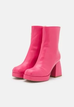 Even&Odd Platform Ankle Boots - Pink -Even&Odd 57dd290713da4307a371eb879328870c
