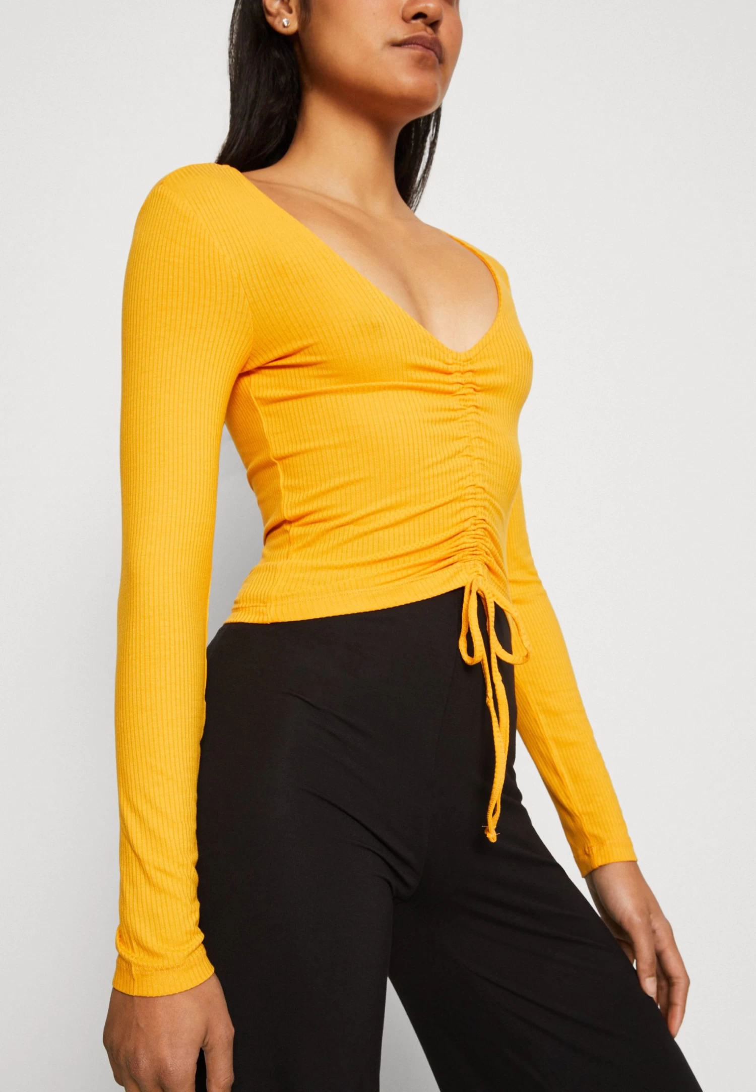 Even&Odd Long Sleeved Top - Orange 6 Even&Odd Long Sleeved Top - Orange - Image 6