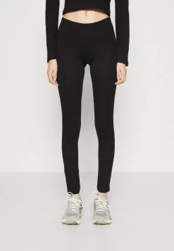 Even&Odd 2 Pack - Leggings - Trousers - Black/Dark Green -Even&Odd 5c30df74ba04427da69277e97f5b4e6b