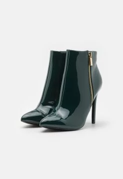 Even&Odd High Heeled Ankle Boots - Green -Even&Odd 5cad75f1fe7243bca25b925550d6831b