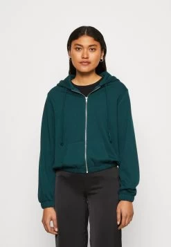 Even&Odd Zip-Up Sweatshirt - Evergreen