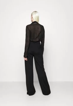 Trousers -Black -Even&Odd 6beeb65936fe4a8d8d159c1883673f00