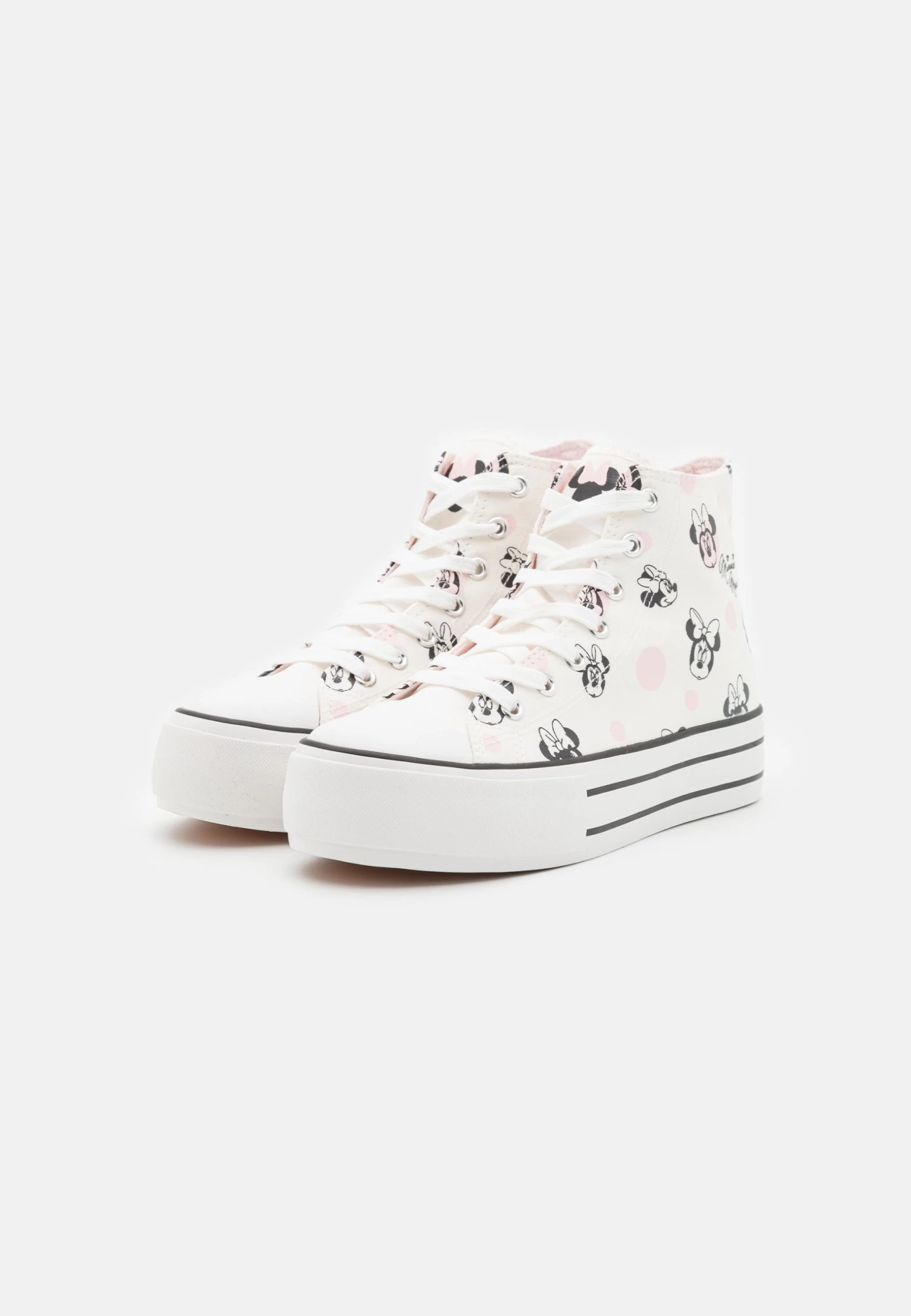 Even&Odd Disney Minnie Mouse - High-Top Trainers - Rose Gold-Coloured/White 3 Even&Odd Disney Minnie Mouse - High-Top Trainers - Rose Gold-Coloured/White - Image 3