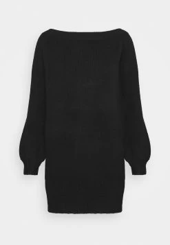 Even&Odd Schulterfrei Mini Strickkleid - Jumper Dress - Black -Even&Odd 6de568d642a2490cb178ebcf16f25522