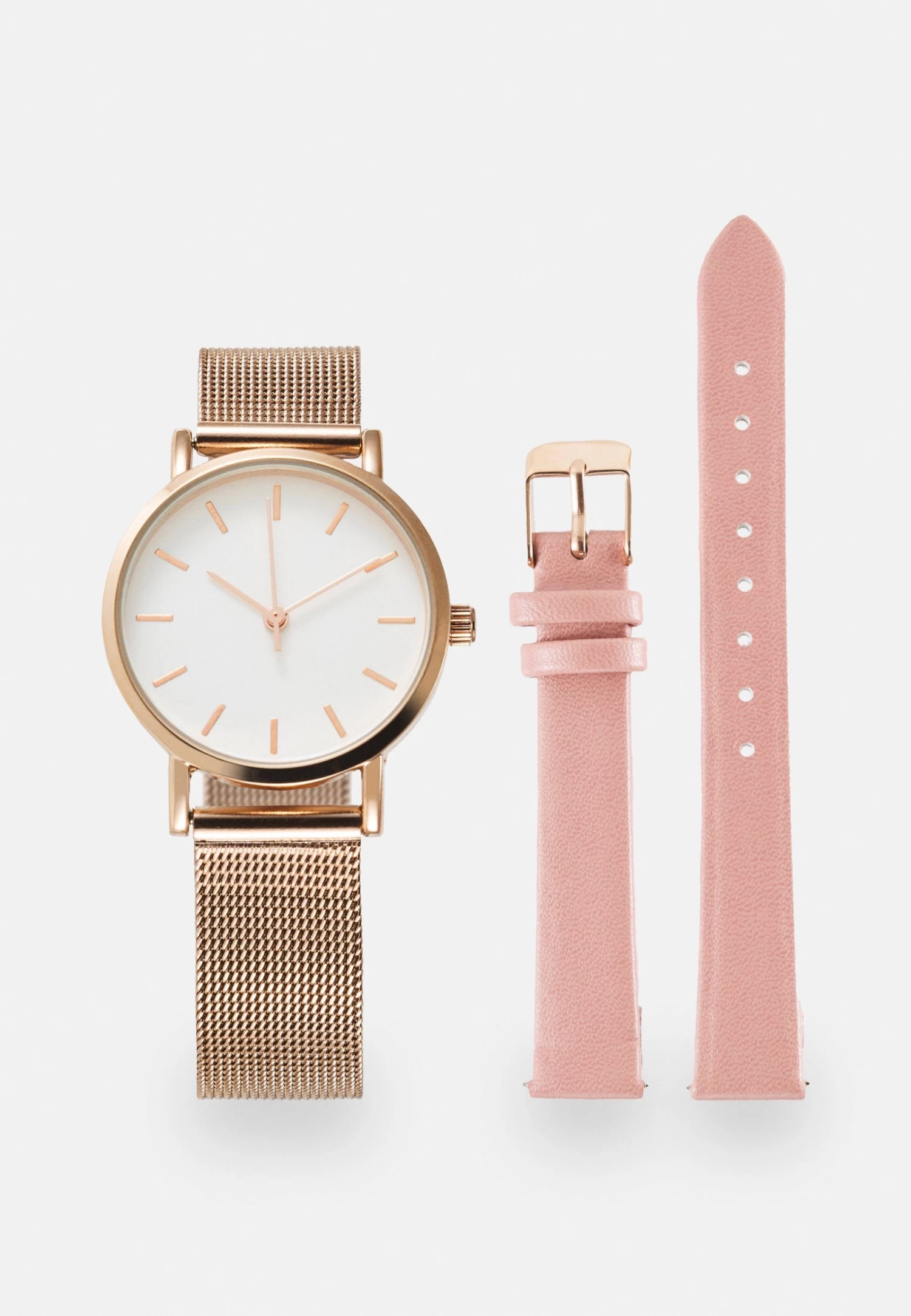 Even&Odd Set - Watch - Rose Gold-Coloured/Pink 1 Even&Odd Set - Watch - Rose Gold-Coloured/Pink