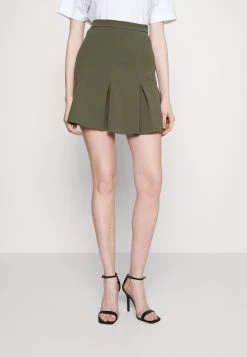 Even&Odd Mini Skirt -Khaki