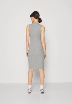 Even&Odd Perkin Neck Midi Bodycon Dress - Jersey Dress - Mottled Grey 8 Even&Odd Perkin Neck Midi Bodycon Dress - Jersey Dress - Mottled Grey -Even&Odd 722f8e18a2ea4ccab830b54ec7cf0336