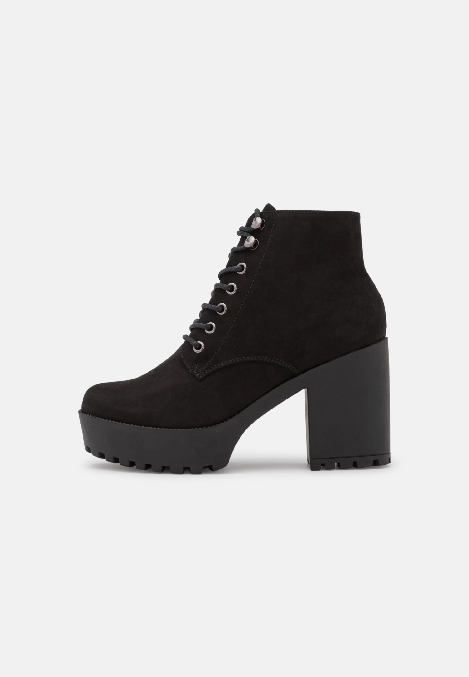 Lace-Up Ankle Boots - Black 2 Lace-Up Ankle Boots - Black - Image 2